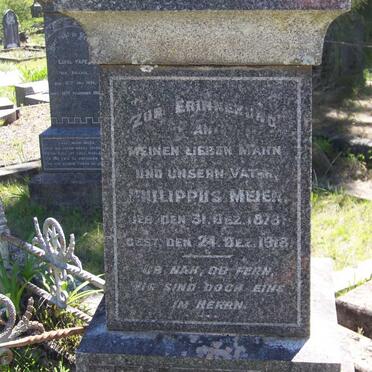 MEIER Philippus 1878-1918