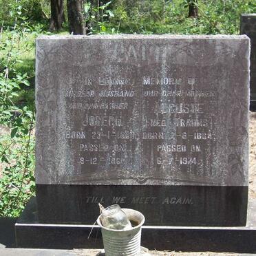 PAPE Joseph 1860-1961 &amp; Auguste TRAHMS 1864-1974