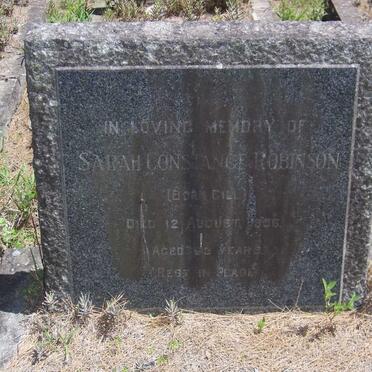 ROBINSON Sarah Constance nee GILL -1956