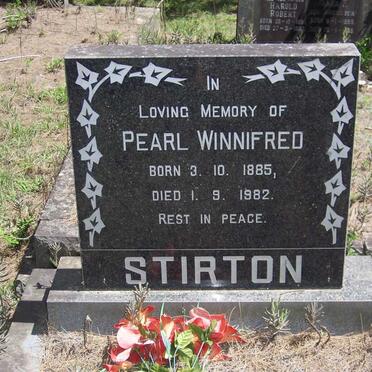 STIRTON Pearl Winnifred 1885-1982