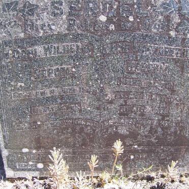 SERGEL Carl Wilhelm -1949 &amp; Marie Margarethe -1941