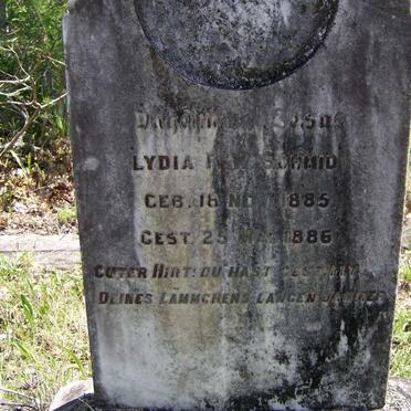SCHMIDT Lydia F.W. 1885-1886