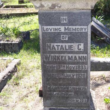 WINKELMANN Natalie C. 1893-1920