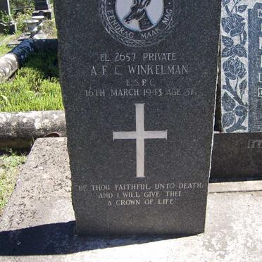 WINKELMAN A.F.C. -1943