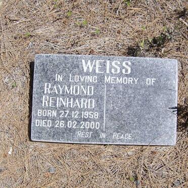 WEISS Raymond Reinhard 1958-2000