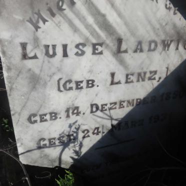 LADWIG Luise nee LENZ 1850-1931