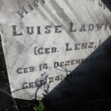 LADWIG Luise nee LENZ 1850-1931