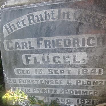 FLÜGEL Carl Friedrich 1841-1921