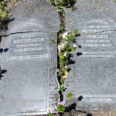 ZITZKE Christian Friedrich 1823-1885 & Louise MEYER 1825-1885