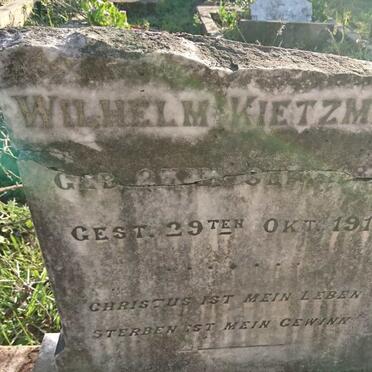 KIETZMANN Wilhelm 1883-1918