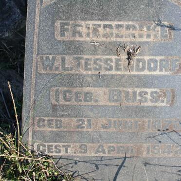 TESSENDORF Friederike W.L. nee BUSS 1870-1942