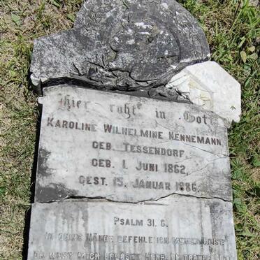 NENNEMANN Karoline Wilhelmine nee TESSENDORF 1862-1886