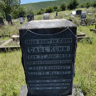 KUHN Carl 1858-1927