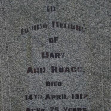 ROACH Mary Ann -1912