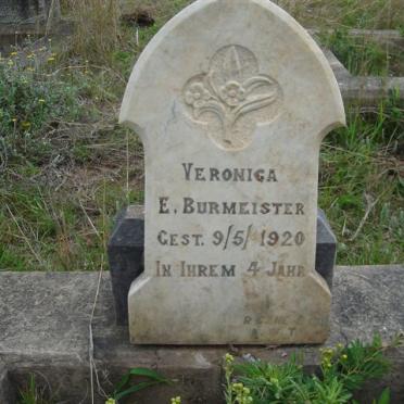 BURMEISTER Veronica E. -1920