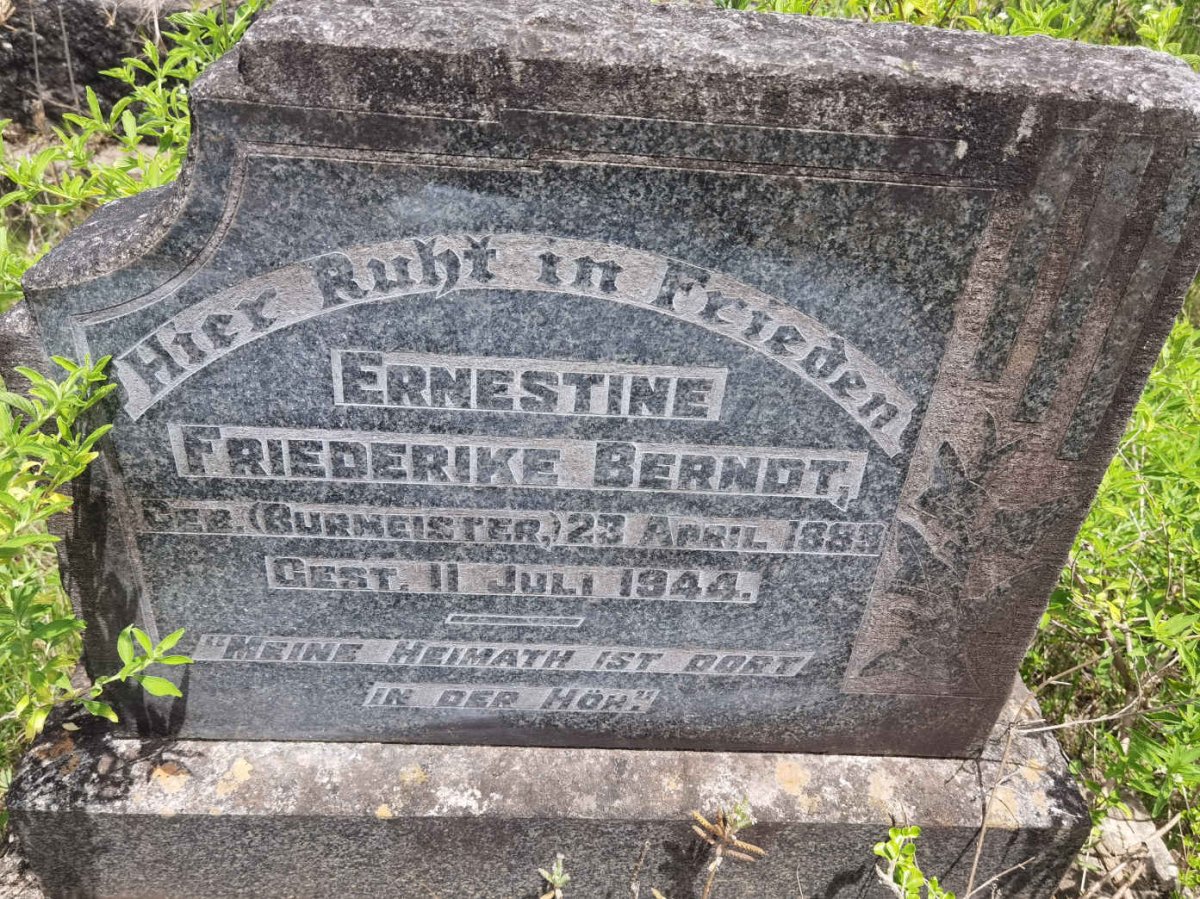 BERNDT Ernestine Friederike nee BURMEISTER 1889-1944