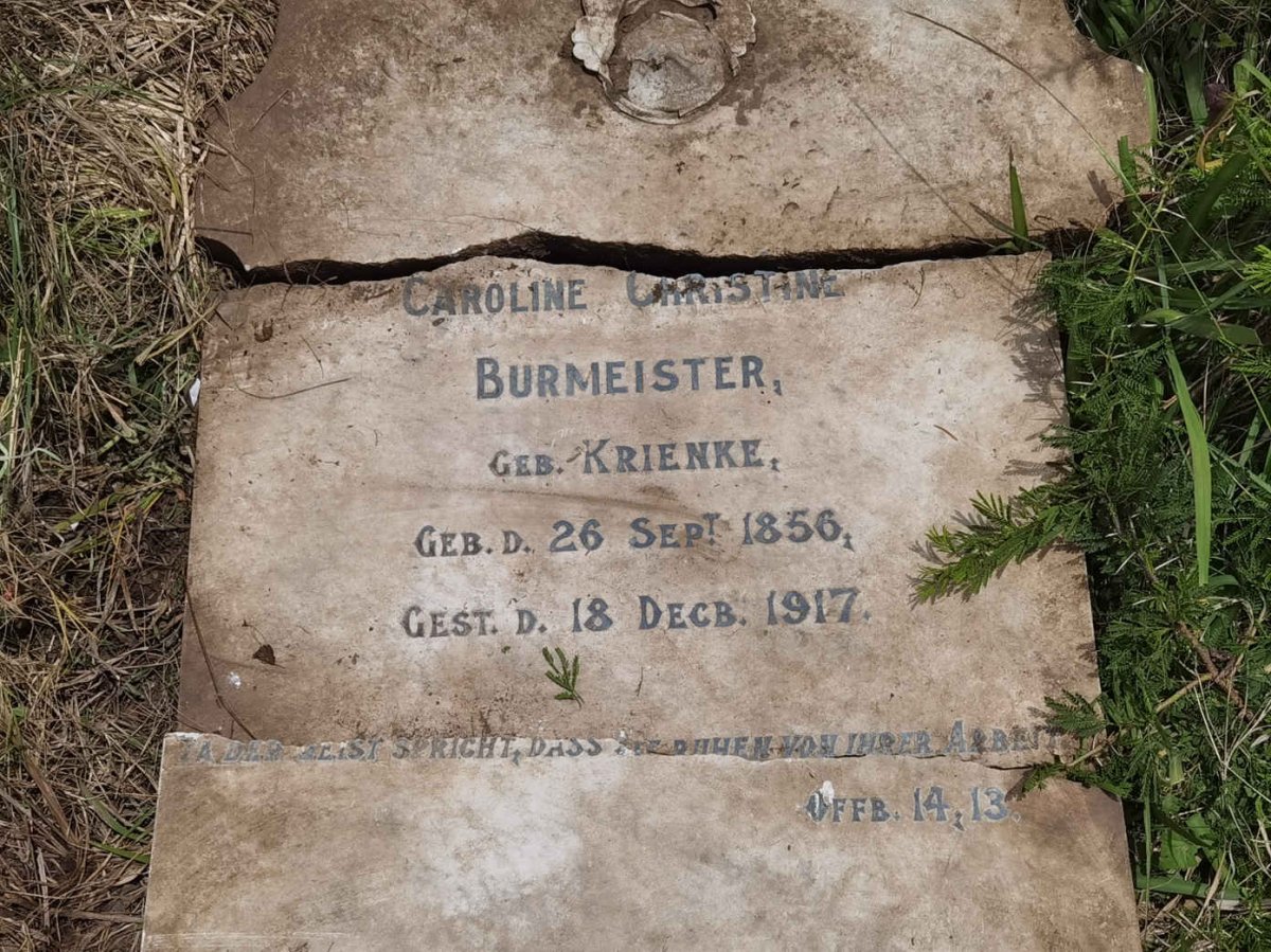 BURMEISTER Caroline Christine nee KRIENKE 1856-1917