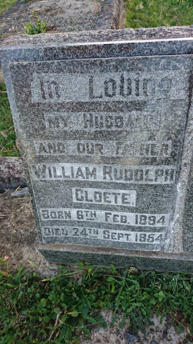 CLOETE William Rudolph 1894-1954