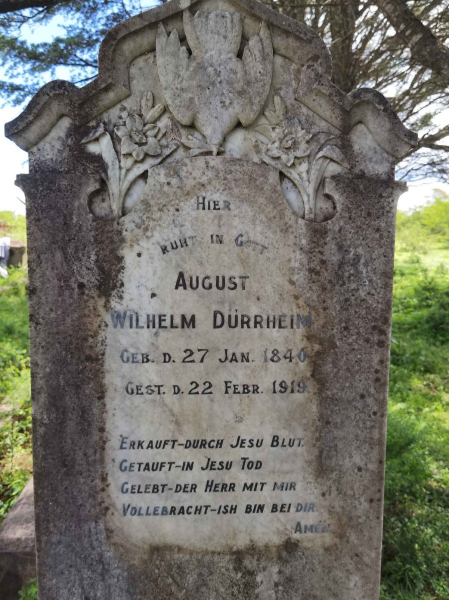 DURRHEIM August Wilhelm 1840-1919