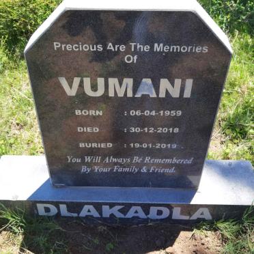 DLAKADLA Vumani 1959-2018