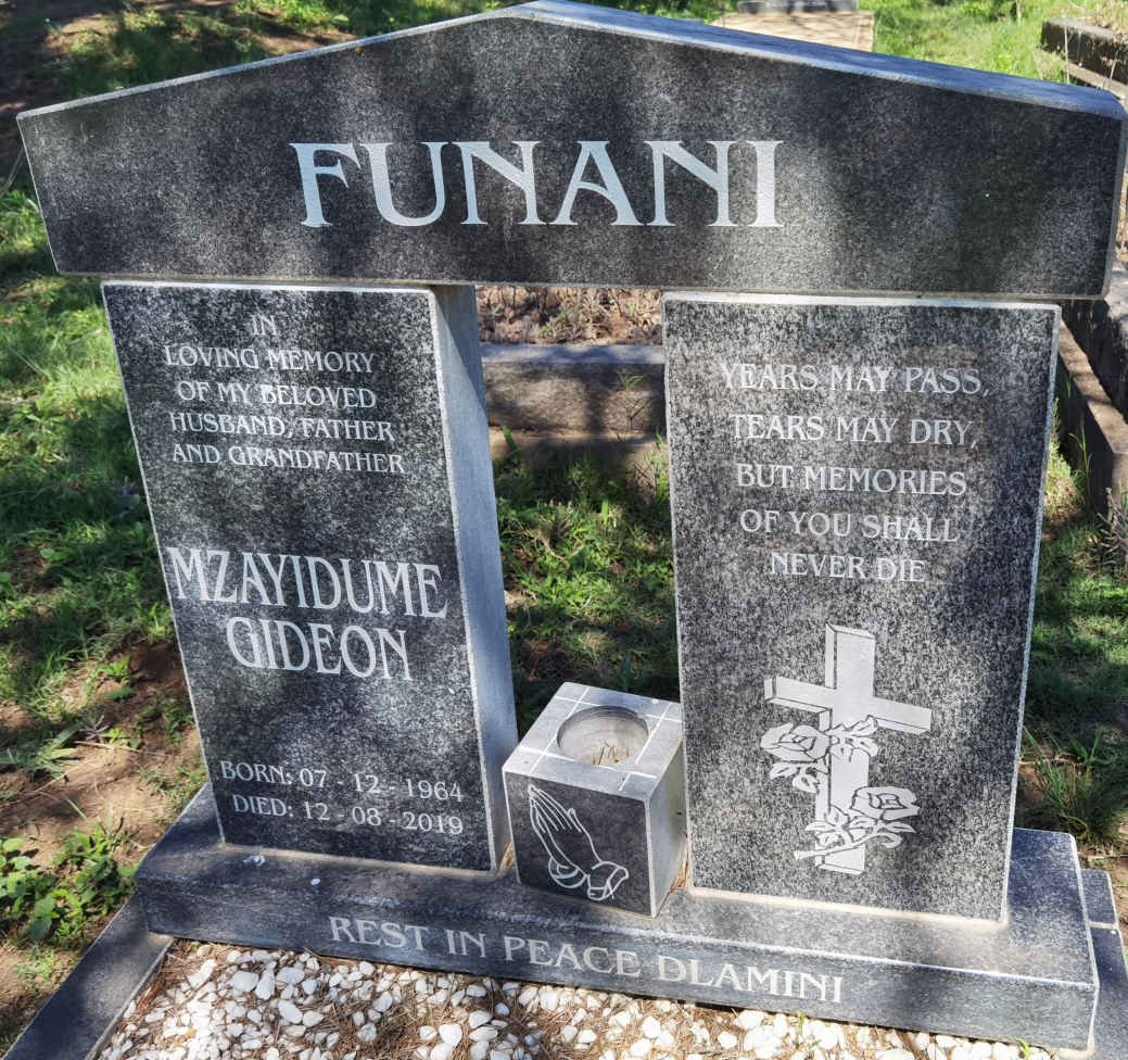 FUNANI Mzayidume Gideon 1964-2019