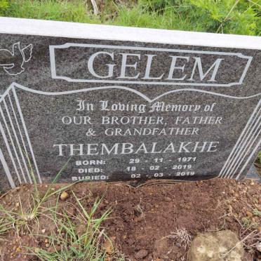 GELEM Thembalakhe 1971-2019
