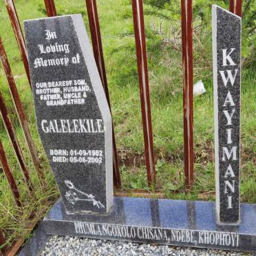 KWAYIMANI Galelekile 1952-2002