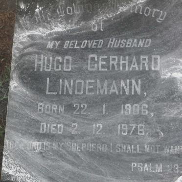 LINDEMANN Hugo Gerhard 1906-1976