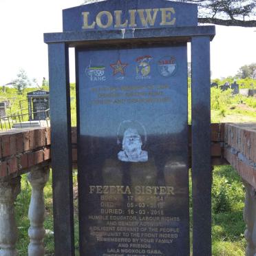 LOLIWE Fezeka Sister 1964-2018