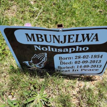 MBUNJELWA Nolusapho 1954-2013