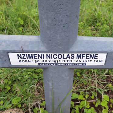 MFENE Nzimeni Nicolas 1932-2018