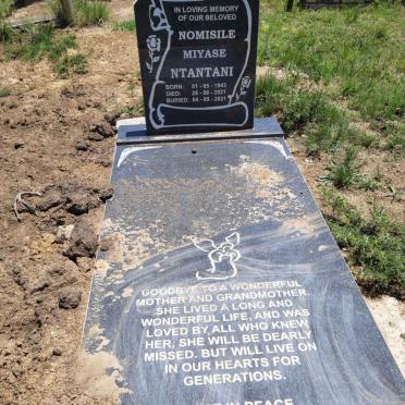 NTANTANI Nomisile Miyase 1943-2021