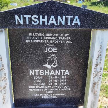 NTSHANTA Joe 1963-2015