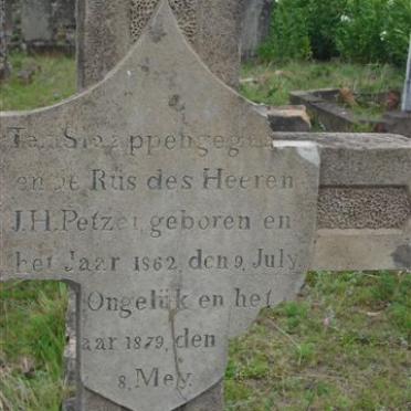 PETZER J.H. 1862-1879