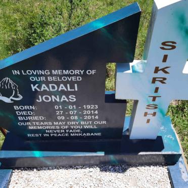 SIKRITSHI Kadali Jonas 1923-2014
