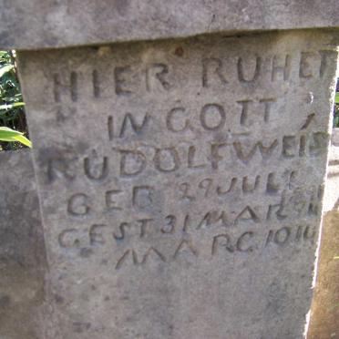 WEISS Rudolf 1891-1??4
