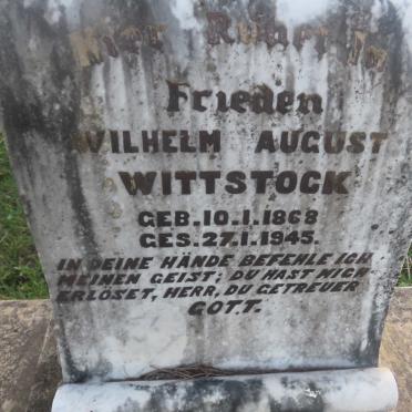 WITTSTOCK Wilhelm August 1868-1945