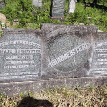 BURMEISTER Johannes Gottlieb 1863-1940 &amp; Emilie SIEVERS 1870-1944