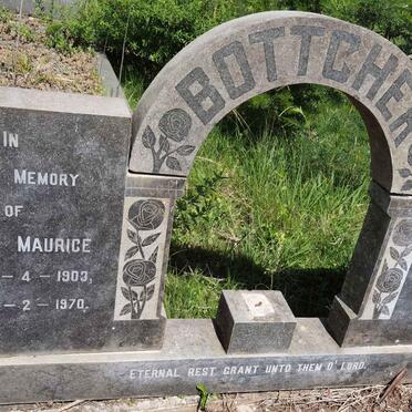 BOTTCHER Robert Maurice 1903-1970 &amp; Sophie Johanne Luise GRIEB 1903-