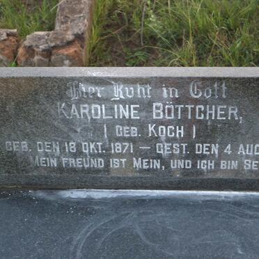 BOTTCHER Karoline nee KOCH 1871-1904