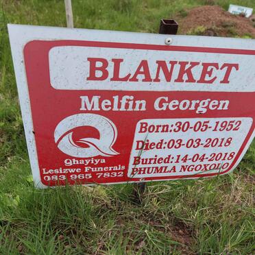 BLANKET Melfin Georgen 1952-2018