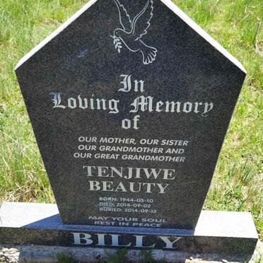 BILLY Tenjiwe Beauty 1944-2014
