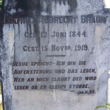 BRAUN Ludwic Albrecht 1844-1919
