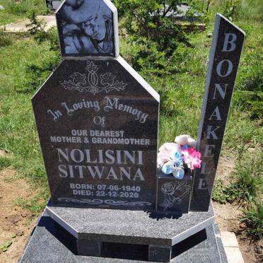 BONAKELE Nolisini Sitwana 1940-2020