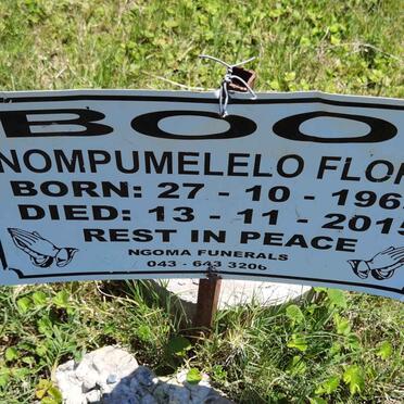 BOOI Nompumelelo Flora 1969-2015