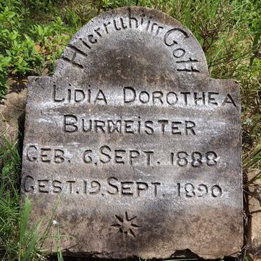 BURMEISTER Lidia Dorothea 1888-1890