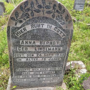 BERNDT Anna nee LINDEMANN -1949