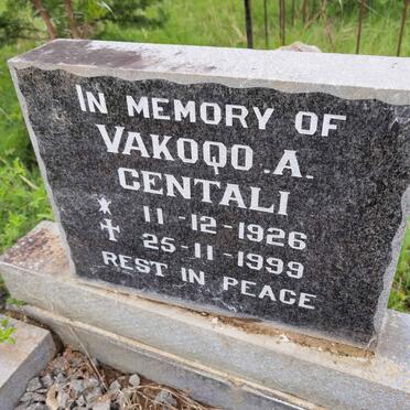 CENTALI Vakoqo A. 1926-1999