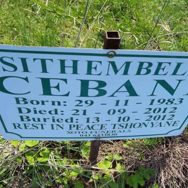 CEBANI Sithembele 1983-2012