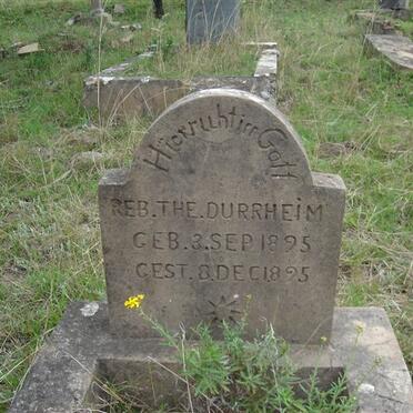 DURRHEIM R.T. 1895-1895